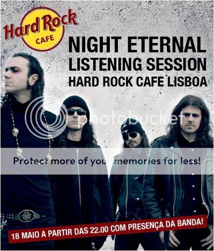 MOONSPELL NO TOP + E NO HARD ROCK CAFE Moon