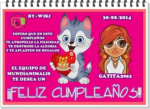 EL EQUIPO DE MUNDIANIMALIA TE FELICITA GATITA2983 30MAYO2014GATITA2983_zps3d33e7c8