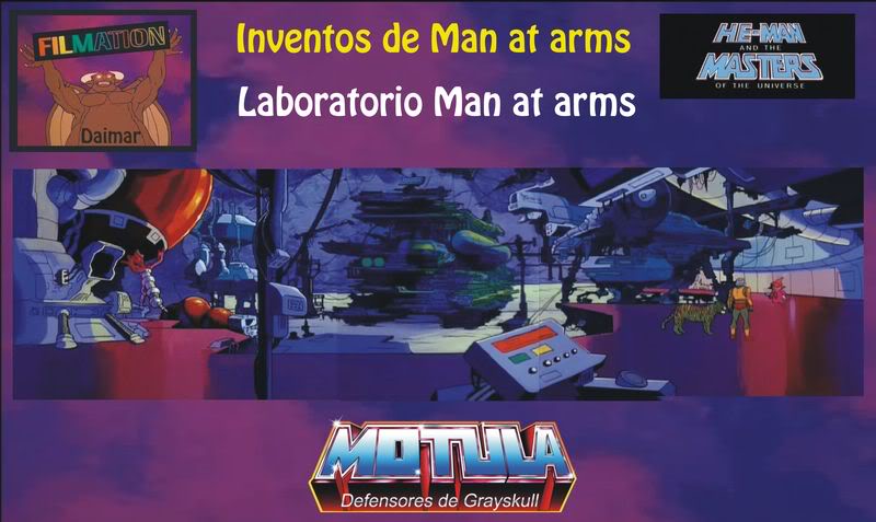 Inventos de Man at arms filmation Laboratoriodemanatarms