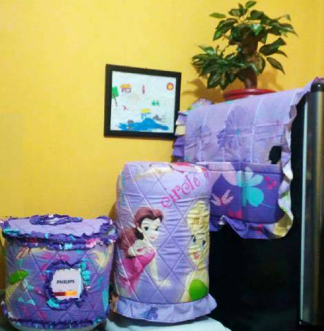 JUAL/CARI RESELLER: COVER / SARUNG GALON, MAGIC COM, KULKAS (1SET)- HARGA GROSIR Tinkerbell%20ungu