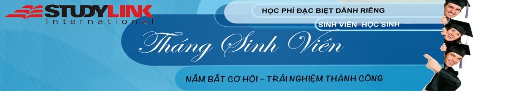 Trung tâm Anh Ngữ STUDYLINK  International THÔNG BÁO CHƯƠNG TRÌNH "ĐỒNG HÀNH CÙNG SINH VIÊN-HỌC SINH VIỆT NAM HỘI NHẬP QUỐC TẾ" Bannerthng2