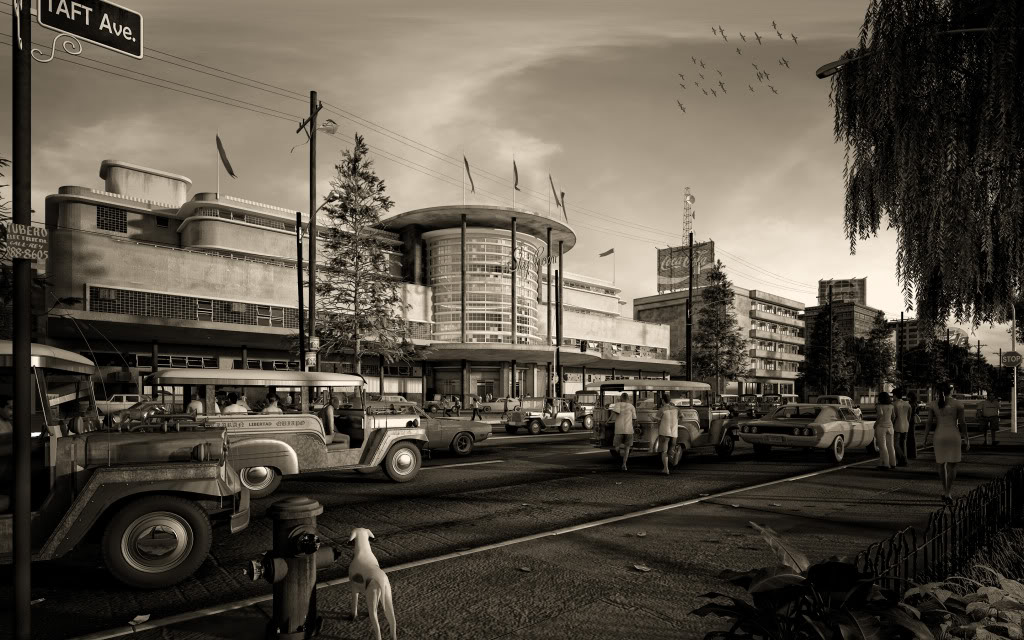 Rewind: edelrosario FINAL ENTRY "JAI ALAI MANILA - REWIND 30YEARS BACK" GeneralViewSepia