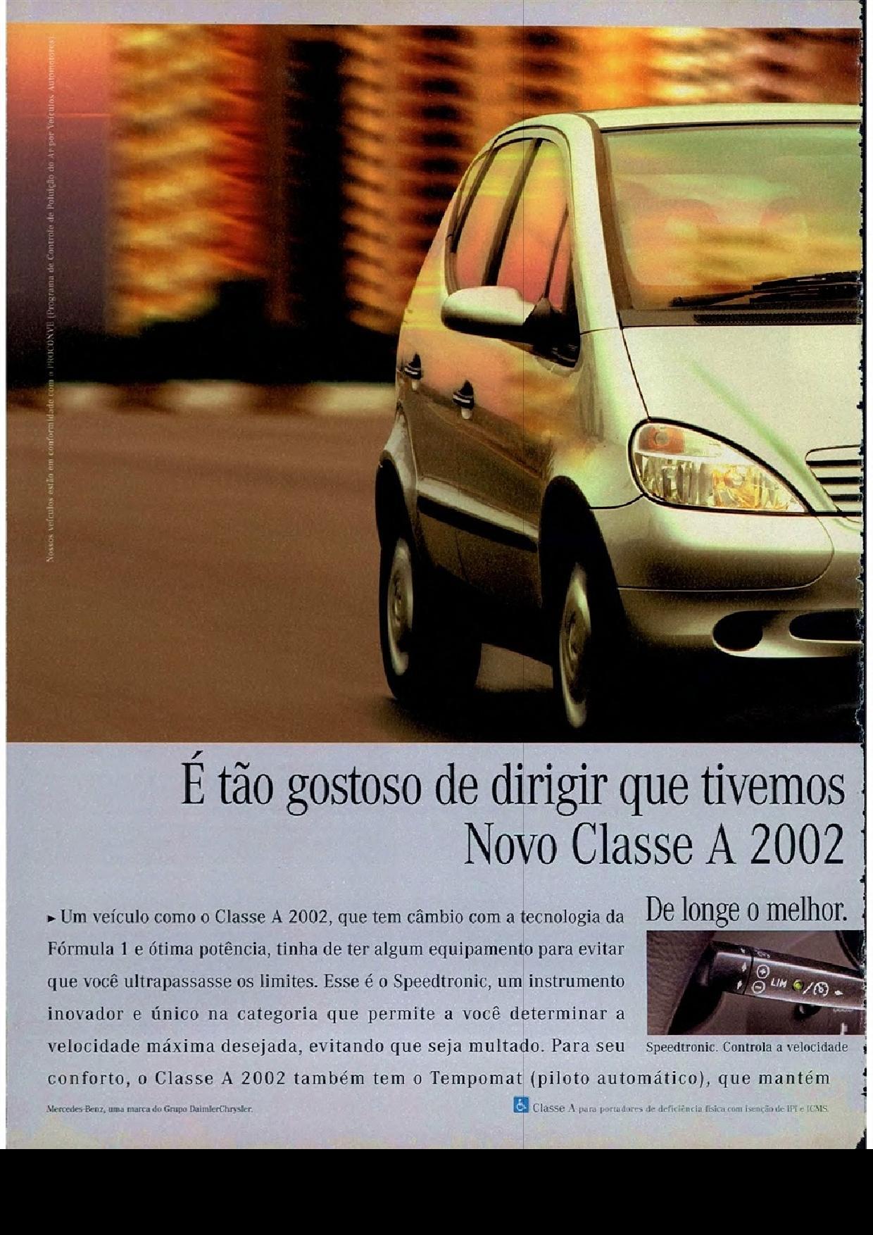 Catálogo W168 (1999) - português ClasseA20021201138175243