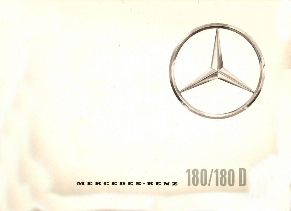 Catálogo: Mercedes-Benz 180/180d 1959 01