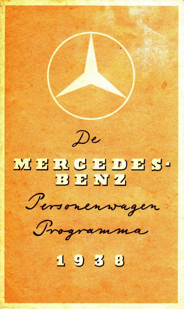 catalogo Mercedes Passenger Car Program 1938 & Pricelist Mercedes1938101