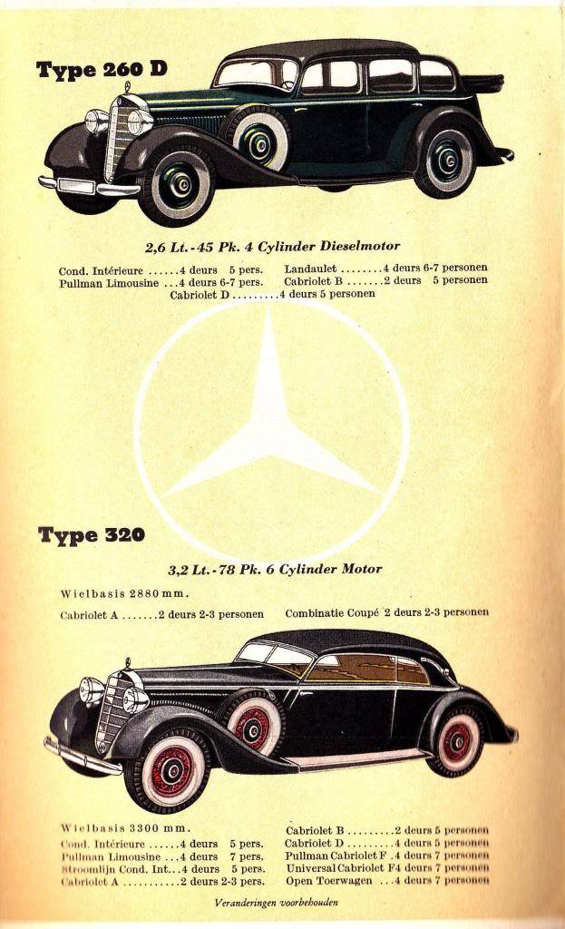 catalogo Mercedes Passenger Car Program 1938 & Pricelist Mercedes1938106