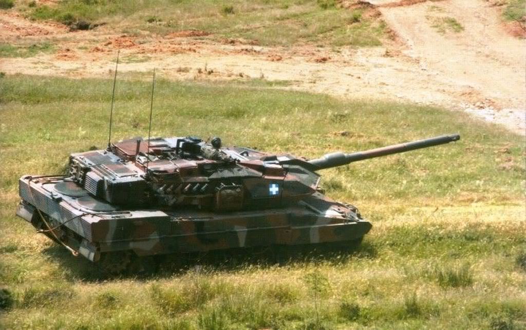 Armée Grècque Leopard2A6profileside