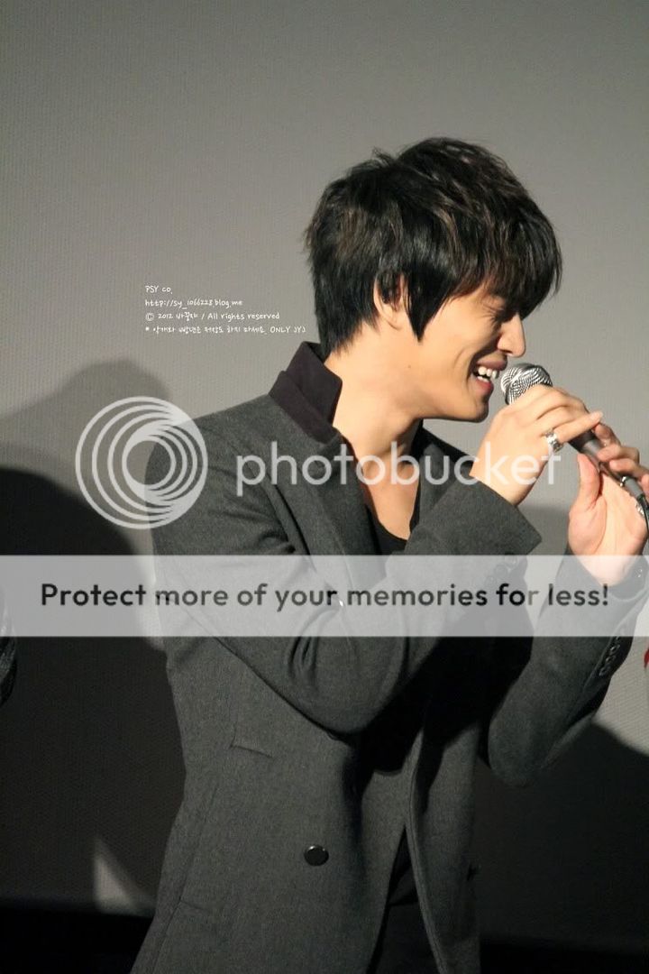 [25.11.12][Pics] Jaejoong - “Code Name Jackal” Stage Greeting (Day 6)   IMG_9377