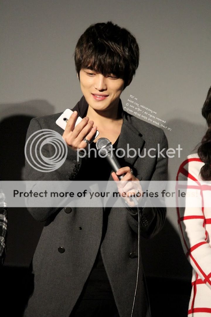 [25.11.12][Pics] Jaejoong - “Code Name Jackal” Stage Greeting (Day 6)   IMG_9407