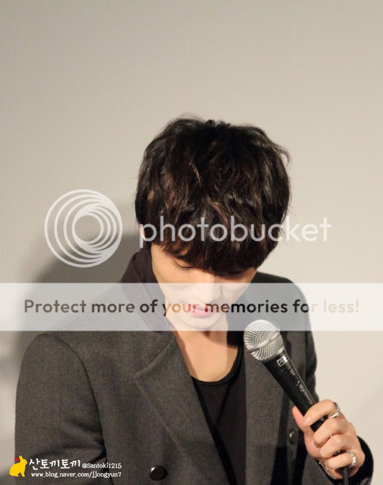 [25.11.12][Pics] Jaejoong - “Code Name Jackal” Stage Greeting (Day 6)   S101