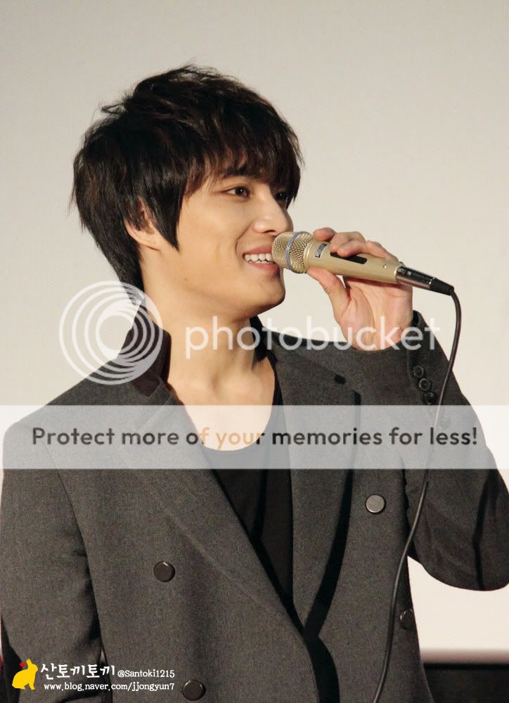 [25.11.12][Pics] Jaejoong - “Code Name Jackal” Stage Greeting (Day 6)   S110