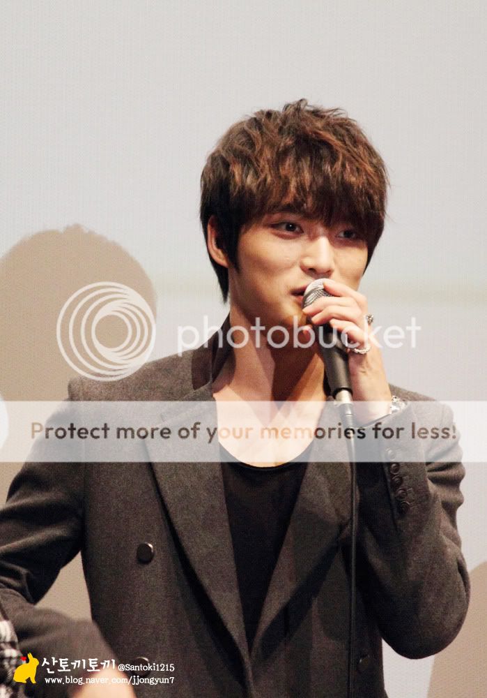 [25.11.12][Pics] Jaejoong - “Code Name Jackal” Stage Greeting (Day 6)   S74