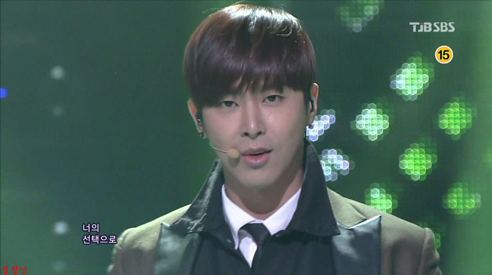 [16.12.12][Capture] Yunho - "Humanoids" Performance in SBS Inkigayo 121216_407