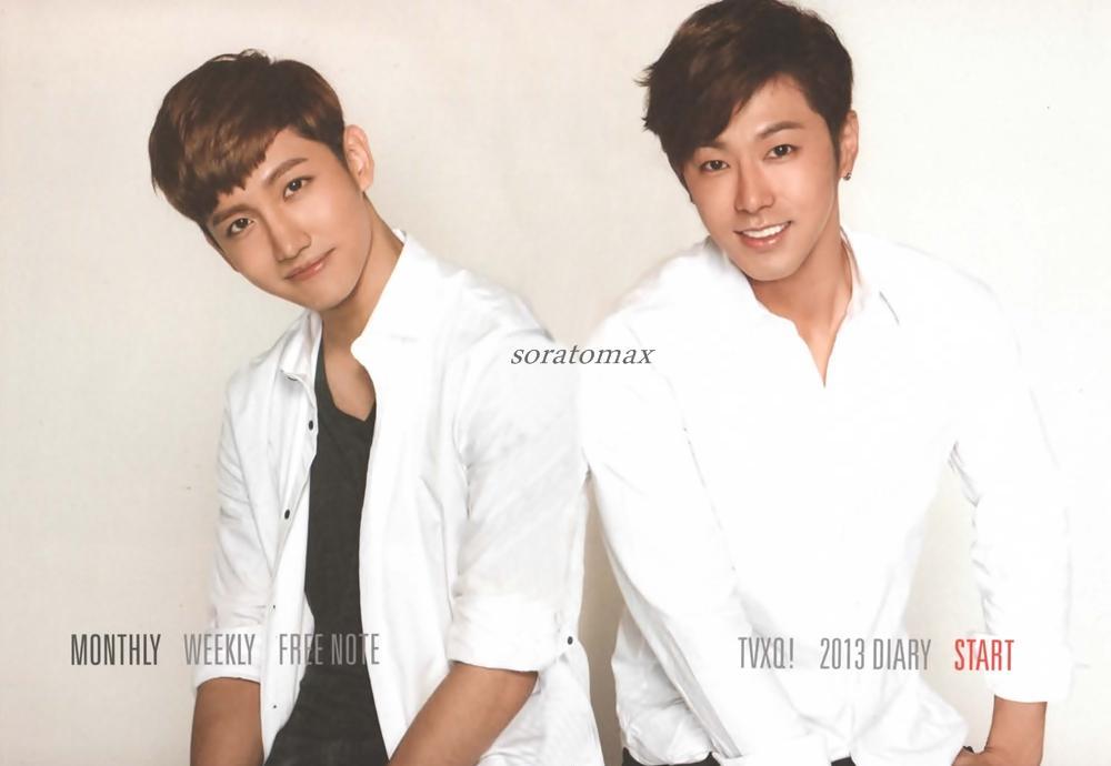 [29.12.12][Pics] TVXQ - TVXQ 2013 Diary 6ca54c3fgw1e0f6ce03xlj