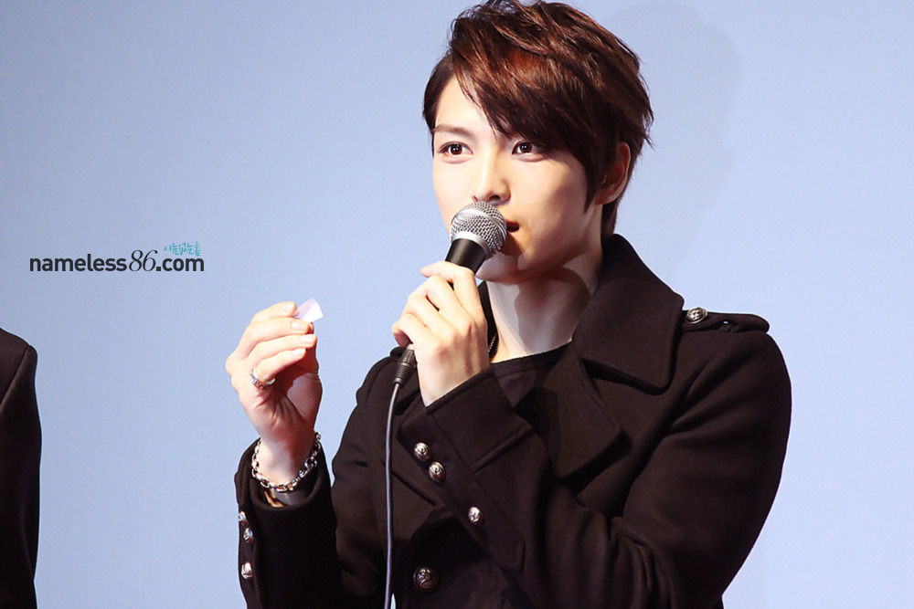 [30.11.12][Pics] Jaejoong - “Code Name Jackal” Stage Greeting (Day 7)   004