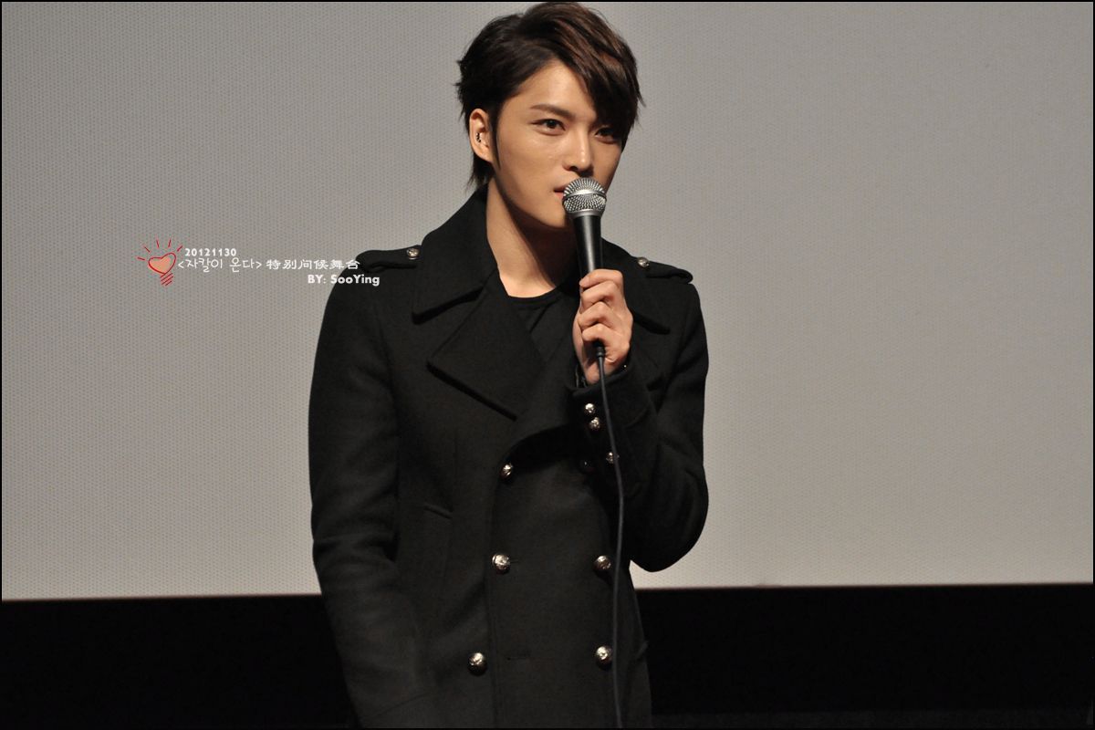 [30.11.12][Pics] Jaejoong - “Code Name Jackal” Stage Greeting (Day 7)   236c50e736d12f2ec2d337874fc2d56287356887