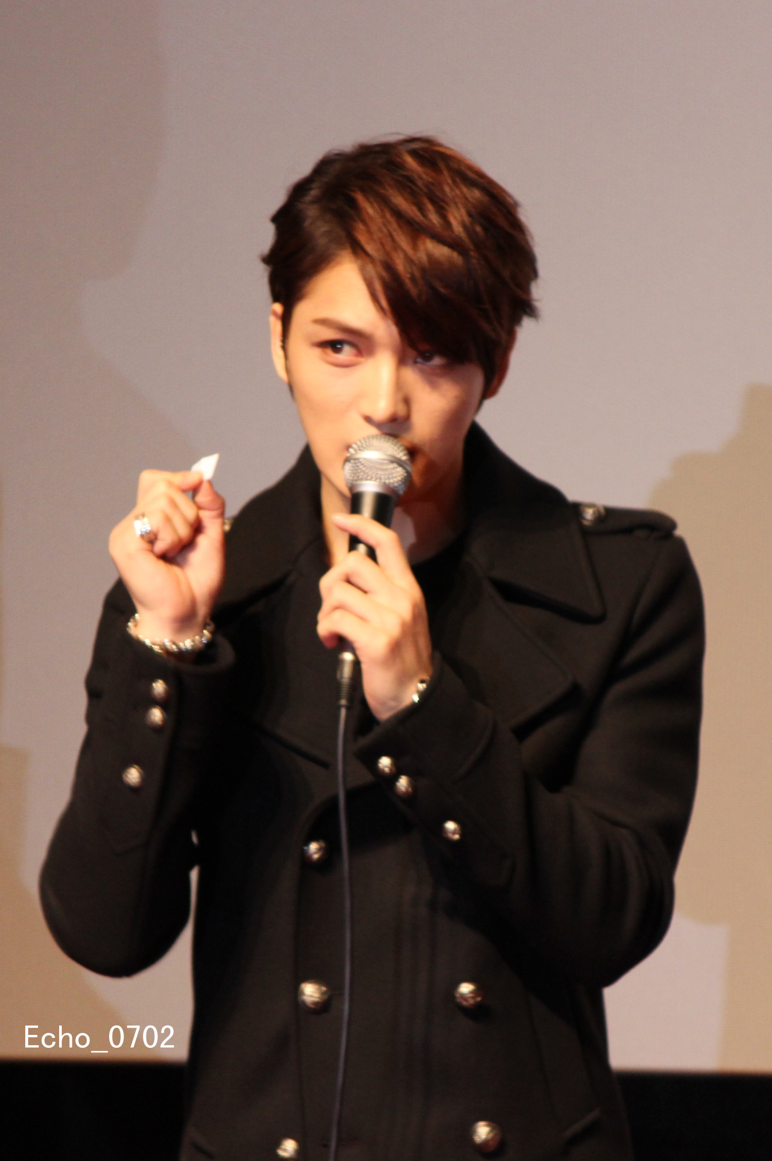 [30.11.12][Pics] Jaejoong - “Code Name Jackal” Stage Greeting (Day 7)   6daac25c103853437c5532c69313b07ecb80883b