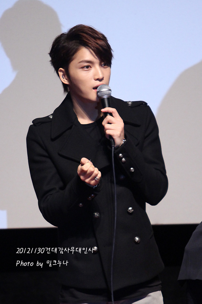 [30.11.12][Pics] Jaejoong - “Code Name Jackal” Stage Greeting (Day 7)   Lnbdp