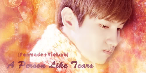 [Fanmade][Vietsub] Chang Min - A Person Like Tears Person_500