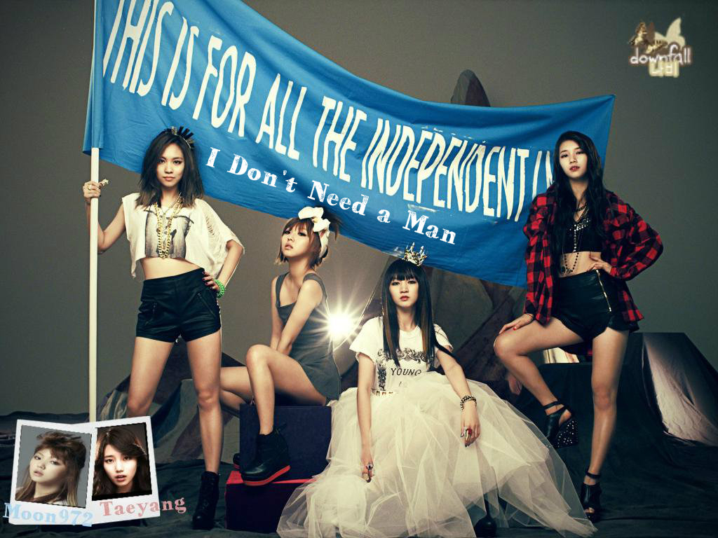 2nd Single:Miss a - I Don't need a man  CoverDownfall2ndsingle-1