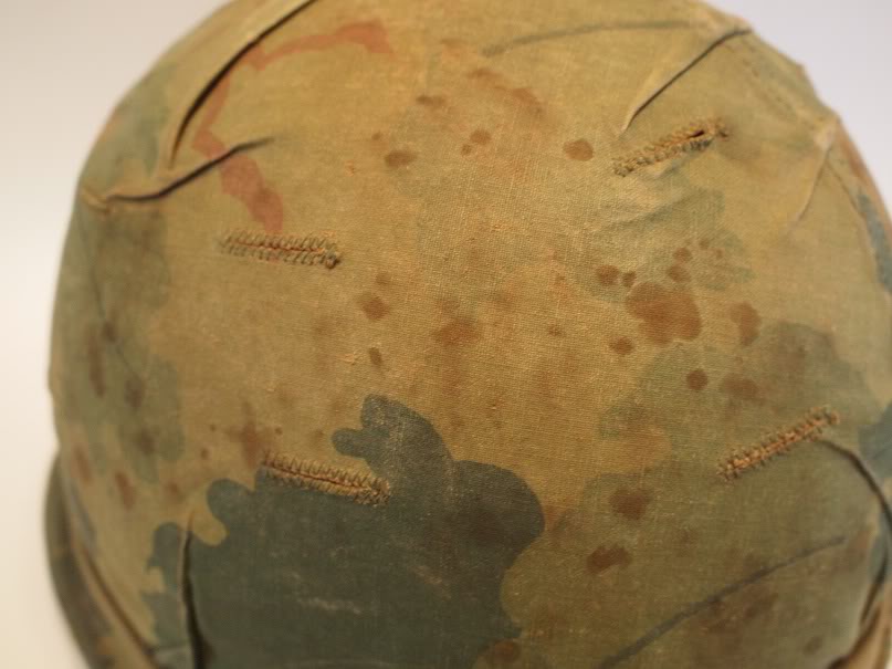 Vietnam M1 Helmet, with blood splatter on it? PC040541