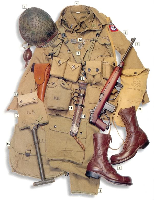 Los uniformes de la Segunda Guerra Mundial Lt82ndAirborneSicilly1943