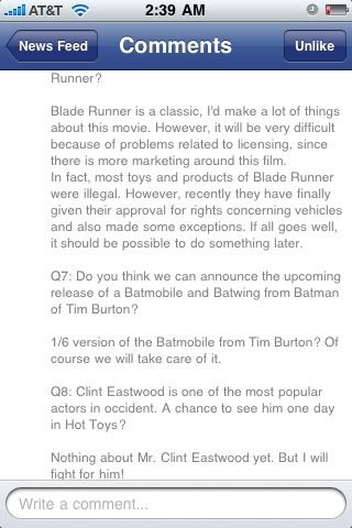 [Tópico Oficial] ASK HOT TOYS: Batmóvel do Tim Burton vem aí Photo2