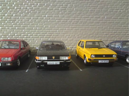 my diecast scale 1/43 collection (uk car park in 1985!) 3