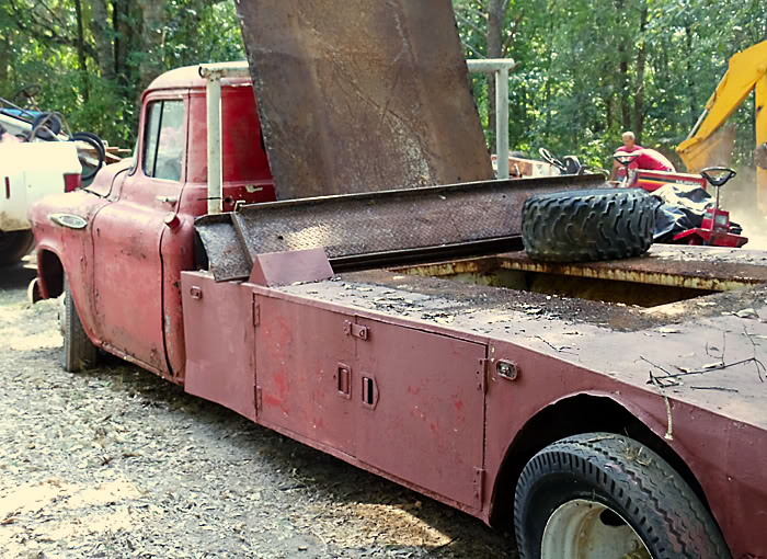 53 F100 car carrier 1957Chevy3600truck