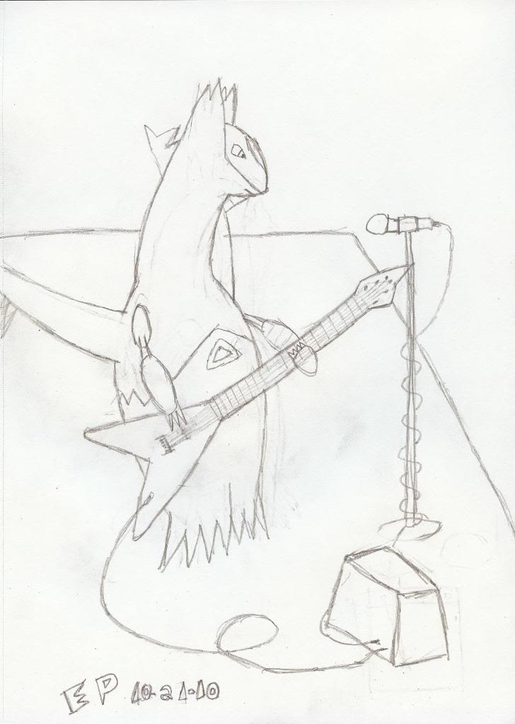 Random Pre-digital Artwork VamicusMetalicaGuitar-1