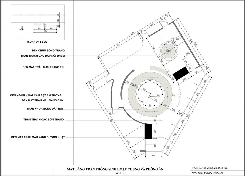 đồ án nội thất 1 - đồ án nội thất chung cư TO3