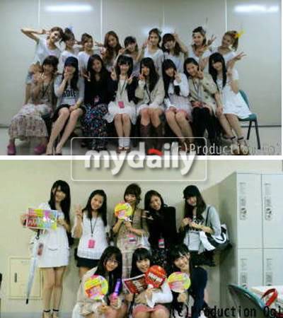 Integrantes de AKB48 quedaron sorprendidas por las presentaciones de SNSD 201106191443301139_1