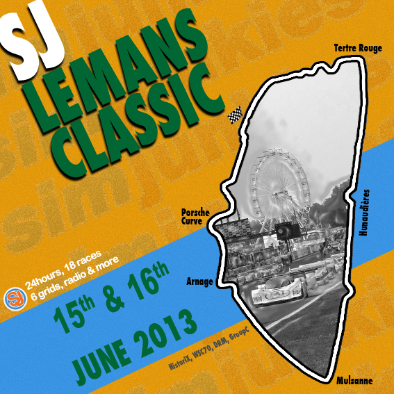 [rF] Simjunkies 24h Le Mans Classic SJLeMansClassic2013copia_zps31e5277b