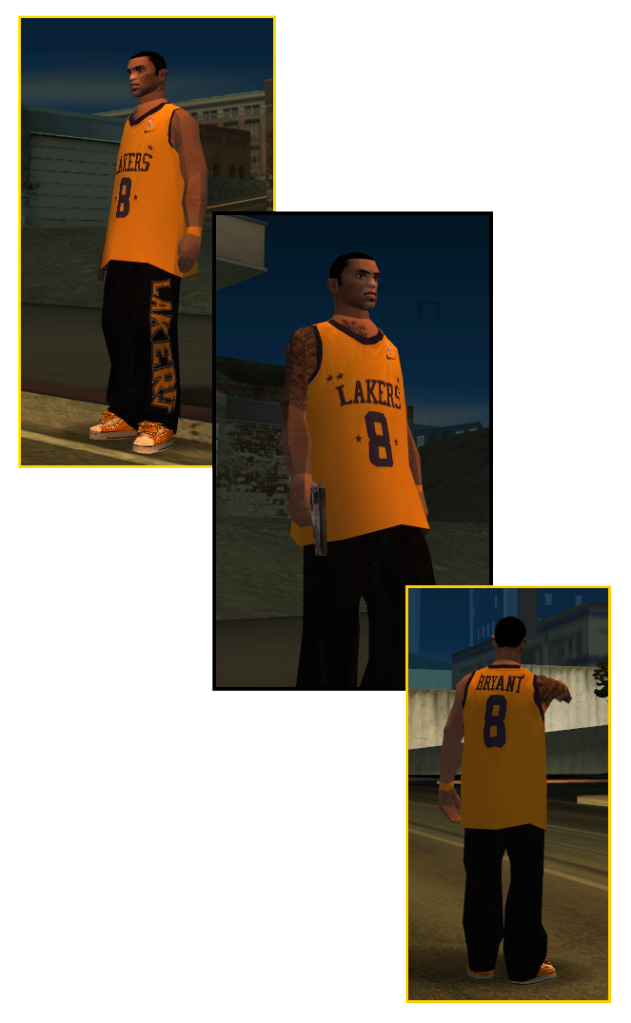 [ Recherche. ] Skin latino - Maillot des Lakers (Noir). LakersFAN