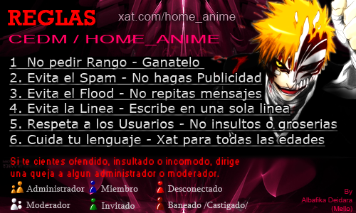 Reglas de la sala de Xat REGLAS_HOME_ANIME_XAT-1