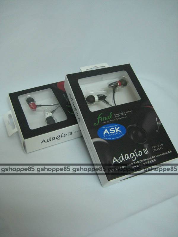 Final Audio Design Adagio III Rich Bass Dynamic IEM (New) ADAGIOIIIPIC03