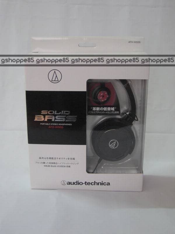 Audio-Technica ATH-WS55 Solid Bass Headphone (New) (Sold Out - Restock) ATH-WS55PIC01