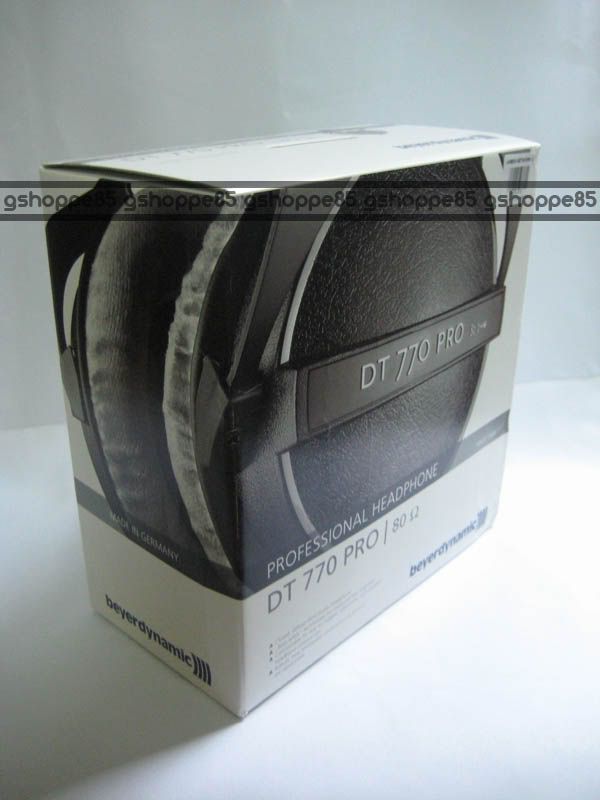 Beyerdynamic DT770PRO 80ohms Sound Monitoring Headphone (New) BEYERDT770PROPIC01