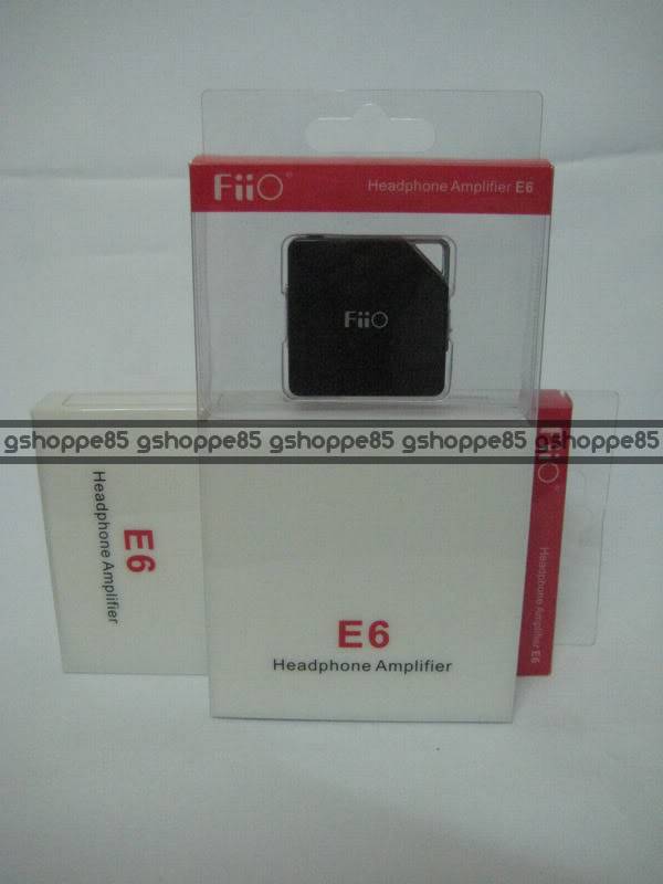 FiiO E6 Portable Headphone Amplifier (New) (Sold Out - Restock) FIIOE0601