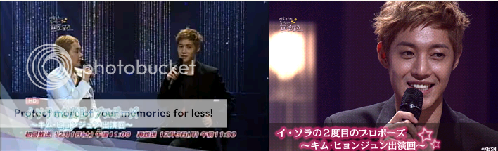 Kim Hyun Joong on Lee Sora's 2nd Proposal InfoKimHyunJoong-InterviewinLeeSorasSecondProposalDATVBroadcastingon011220127