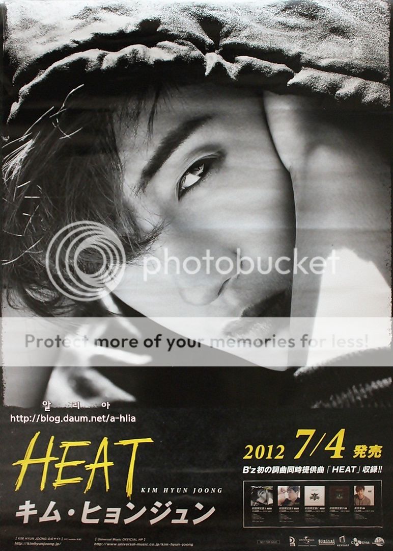 [2nd Japanese Solo Single] HEAT - Page 7 JAPANKimHyunJoong2ndAlbum-HEATPoster4