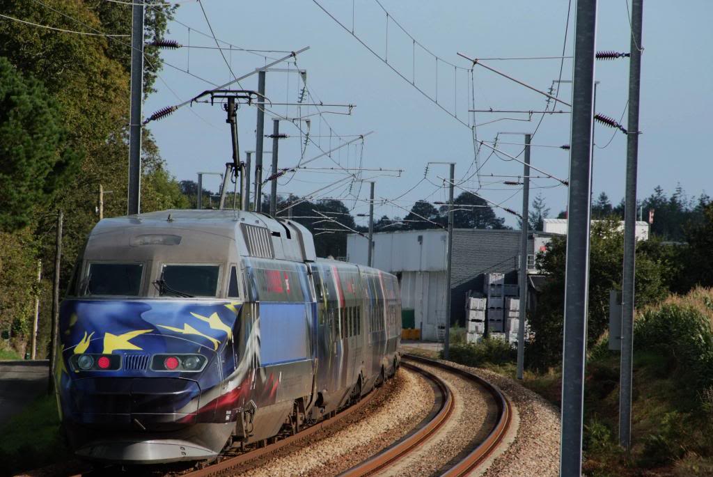 Trains en gare de Quimper en 2007 et 2009 14-08-20092-1