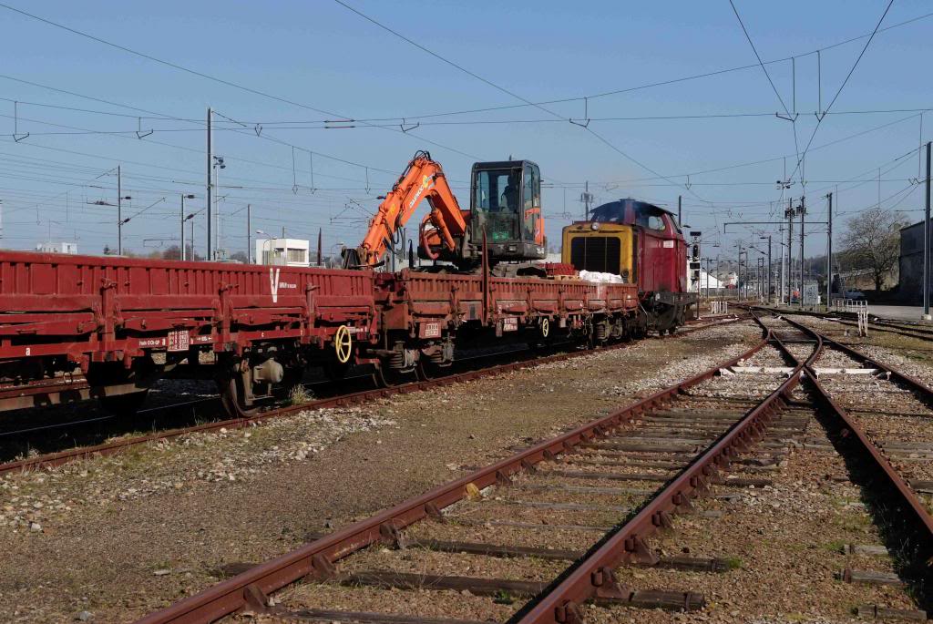 Trains en gare de Quimper en 2007 et 2009 2009_03180025