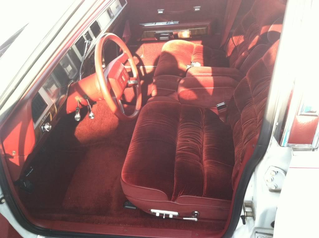 Thought I would post a few pics of my Cadillacs and other cars.... 1987grandmarqinterior