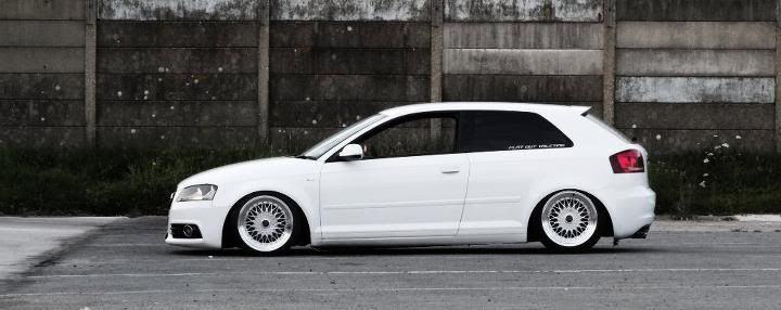 Audi A3 South Wales Slammed