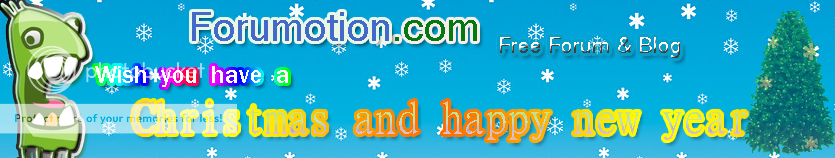[Christmas & New Years] Banner Contest Forumotion