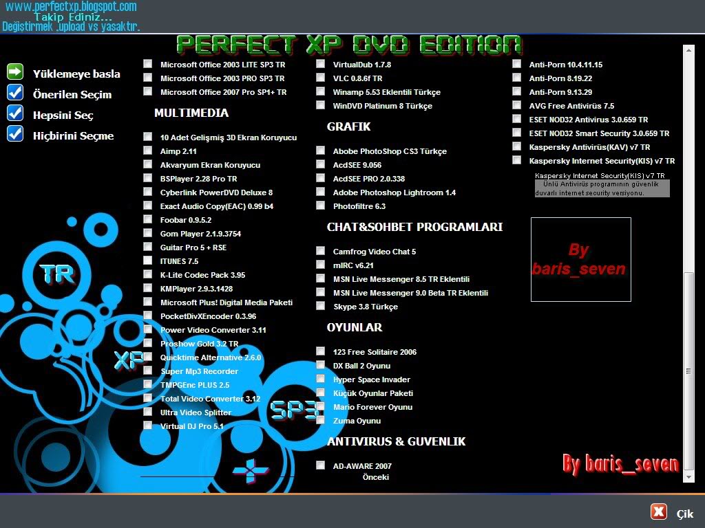 PERFECT XP SP3+ DVD EDITION // ALINTIDIR... Wpi2