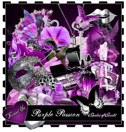 ♥Scrap/Temp Challenge ♥ March 21st~March 27th♥ PurplePassion