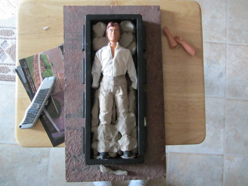 Vintage Han in Carbonite LARGE size figure Custom (work in progress) Vhic5_zps9d79c67e