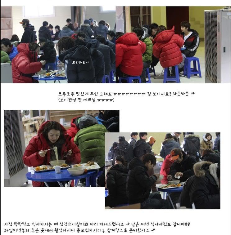 [HJB] Comida enviada por las fans para el staff de KBS "Glowing She" Drama  Fs6